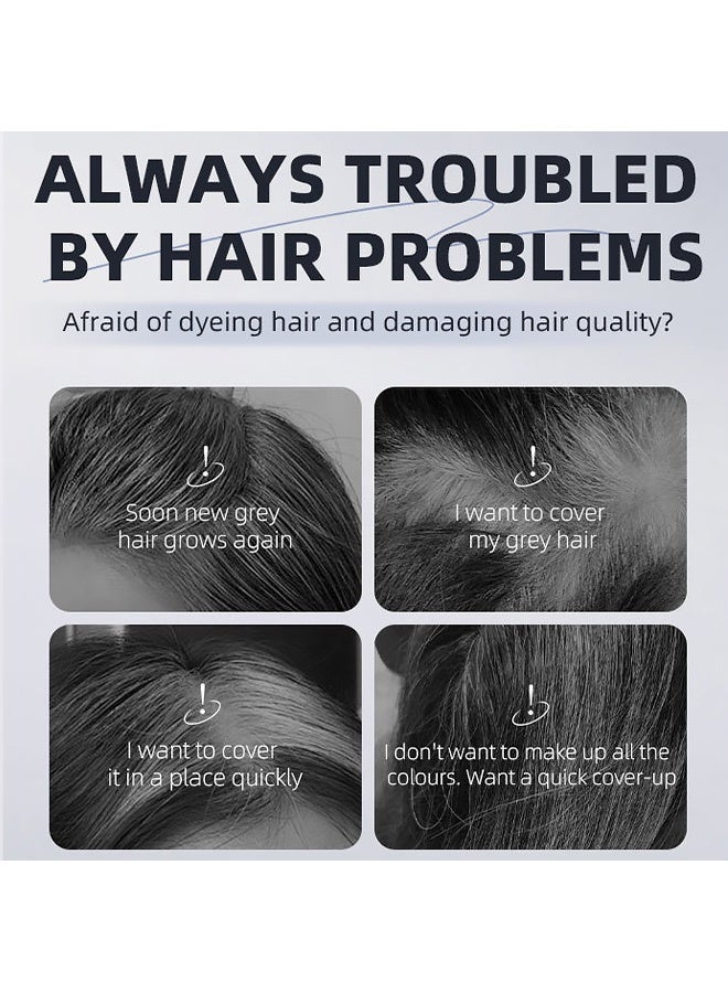 FORMBO One-time hair styling pen with teeth comb for whitening hair beauty hair dryer that doesn't damage the scalp hair dyeing dryer 20ml (01#BLACK) - Image 4